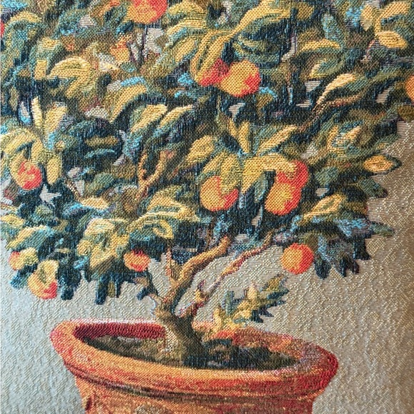 Hines of Oxford Tuscan Pot I Tapestry Cushion - 46x46cm (18"x18") - Picture 2 of 5